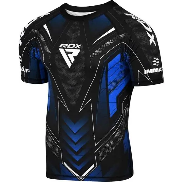 RDX RDX IMMAF APPROVED HALF SLEEVES COMPRESSION SHIRT Компресионна тениска, черно, размер