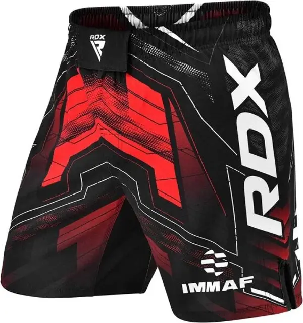 RDX RDX IMMAF APPROVED MMA FIGHT & TRAINING SHORTS Шорти за MMA, черно, размер
