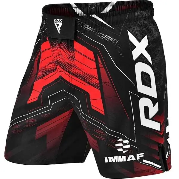 RDX RDX IMMAF APPROVED MMA FIGHT & TRAINING SHORTS Шорти за MMA, черно, размер XXL