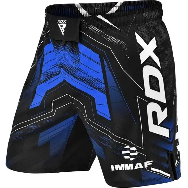 RDX RDX IMMAF APPROVED MMA FIGHT & TRAINING SHORTS Шорти за MMA, черно, размер XXL