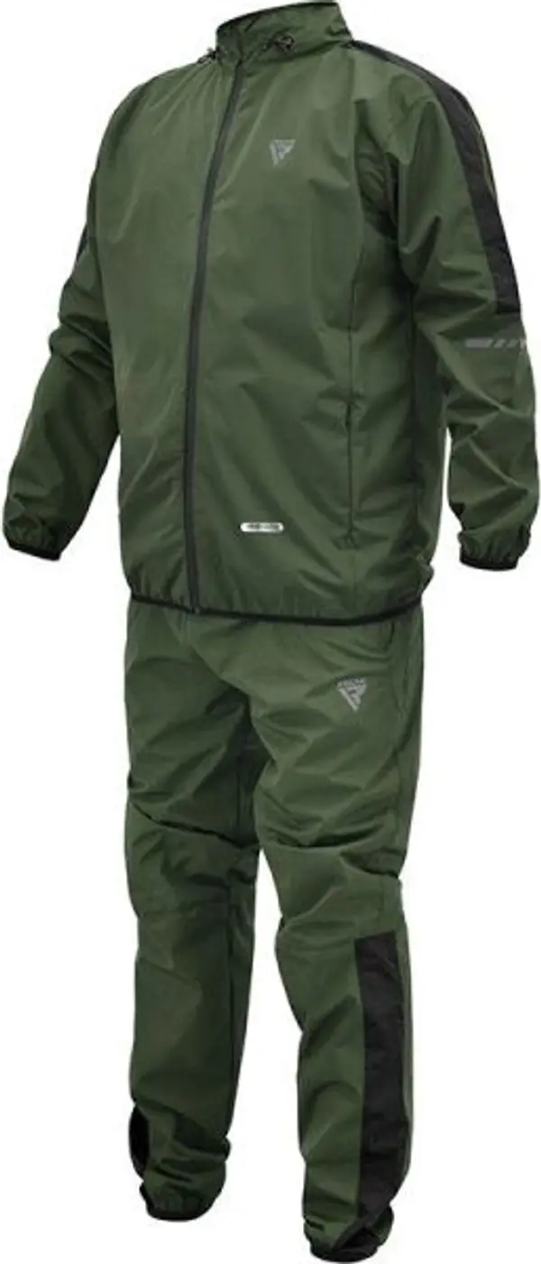 RDX RDX SAUNA SUIT C1 Комплект за отслабване, зелено, размер