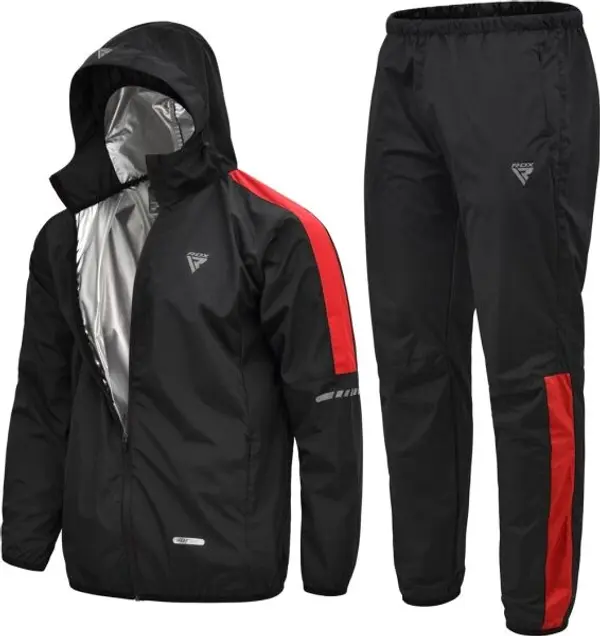 RDX RDX SAUNA SUIT H1 Комплект за отслабване, черно, размер