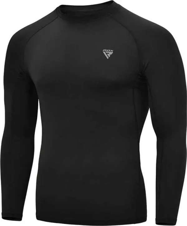 RDX RDX T15 RASH GUARD Мъжка спортна тениска, черно, размер