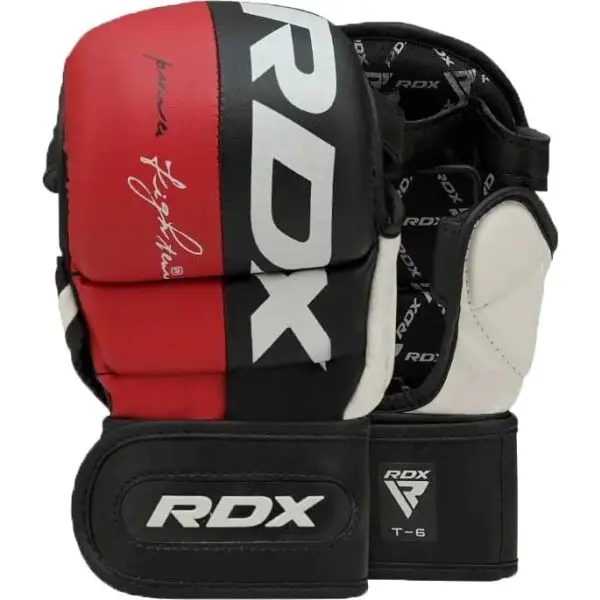 RDX RDX T6 MMA SPARRING GLOVES MMA ръкавици, черно, размер