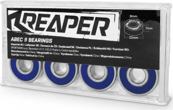 Reaper Reaper ABEC9 Резервен комплект лагери, синьо, размер