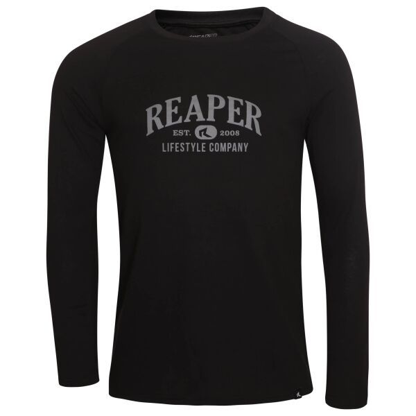 Reaper Reaper BCHECK Мъжка тениска с дълъг ръкав, черно, размер