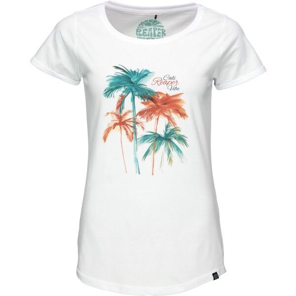 Reaper Reaper CALI Дамска тениска, бяло, размер