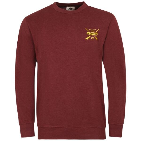 Reaper Reaper LONGER Мъжки суитшърт, винен, размер