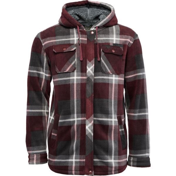 Reaper Reaper LUCANO Мъжка риза, винен, размер