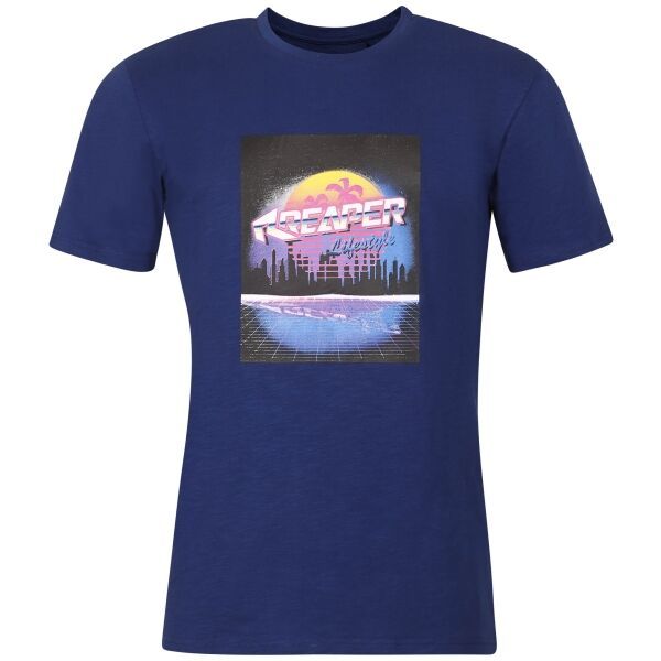 Reaper Reaper MIAMI Мъжка тениска, синьо, размер S