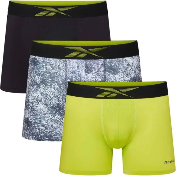Reebok Reebok MOWATT 3 PACK Мъжки боксерки, черно, размер
