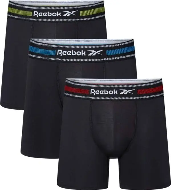 Reebok Reebok ROSCOE 3 PACK Мъжки боксерки, черно, размер