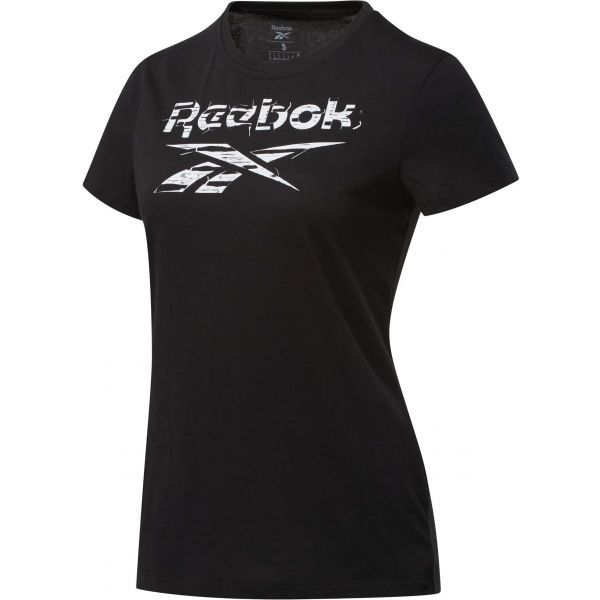 Reebok Reebok TE GRAPHIC TEE STACK LOGO Дамска тениска, черно, размер
