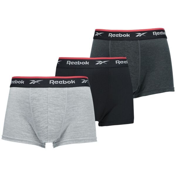 Reebok Reebok TRUNK REDGRAVE 3pk Мъжки боксерки, черно, размер