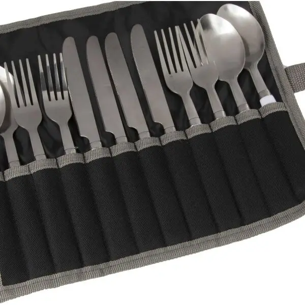 REGATTA OUTDOORS REGATTA OUTDOORS CAMPING CUTLERY SET Комплект прибори, сребърно, размер