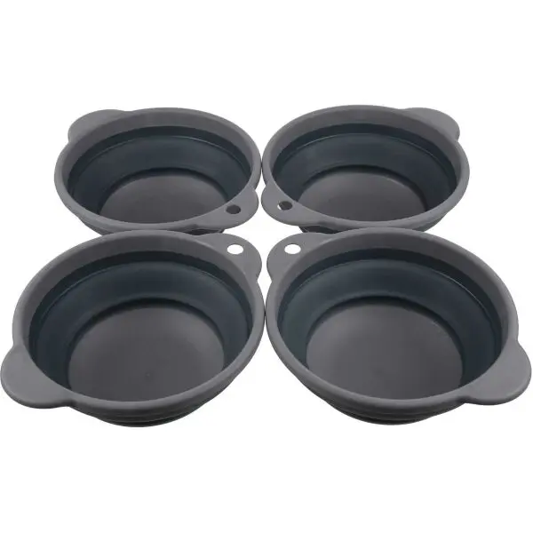 REGATTA OUTDOORS REGATTA OUTDOORS TPR FOLDING BOWL SET Комплект купички, тъмносиво, размер