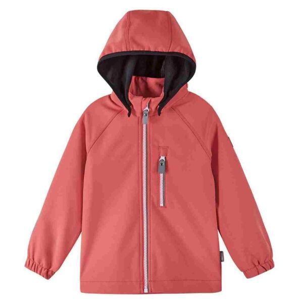 REIMA REIMA VANTTI Детско софтшел яке, цвят сьомга, размер