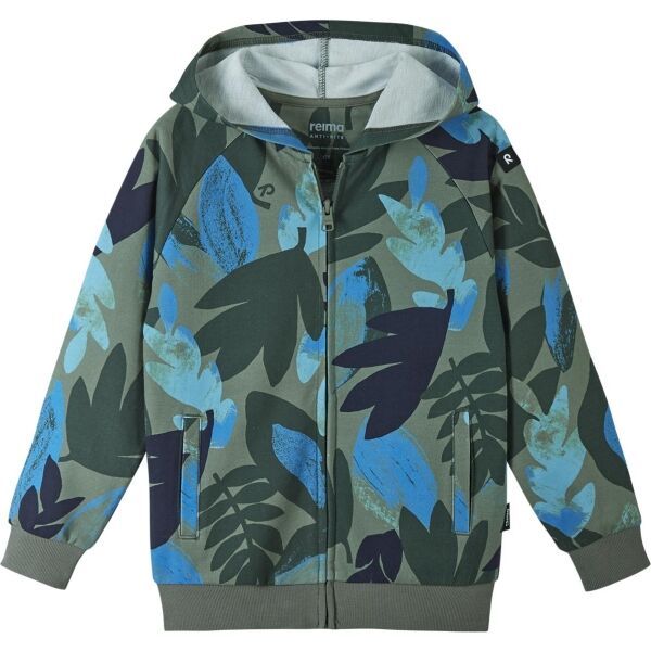 REIMA REIMA VARMISTUS Детски суитшърт с качулка, зелено, размер