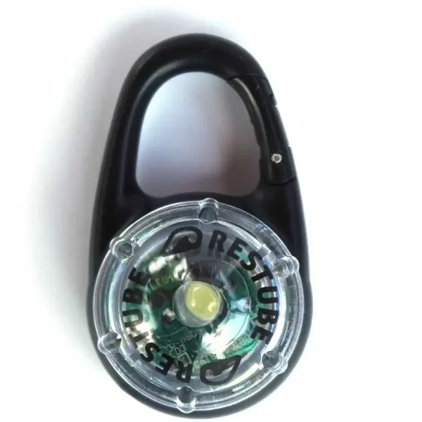 RESTUBE RESTUBE WATERPROOF LED SAFETY LIGHT Водоустойчив LED фар, черно, размер