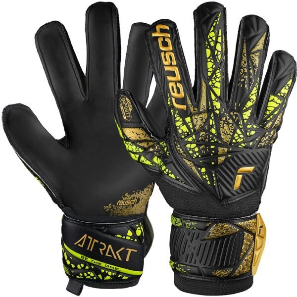 Reusch Reusch ATTRAKT INFINITY FINGER SUPPORT Мъжки вратарски ръкавици, черно, размер