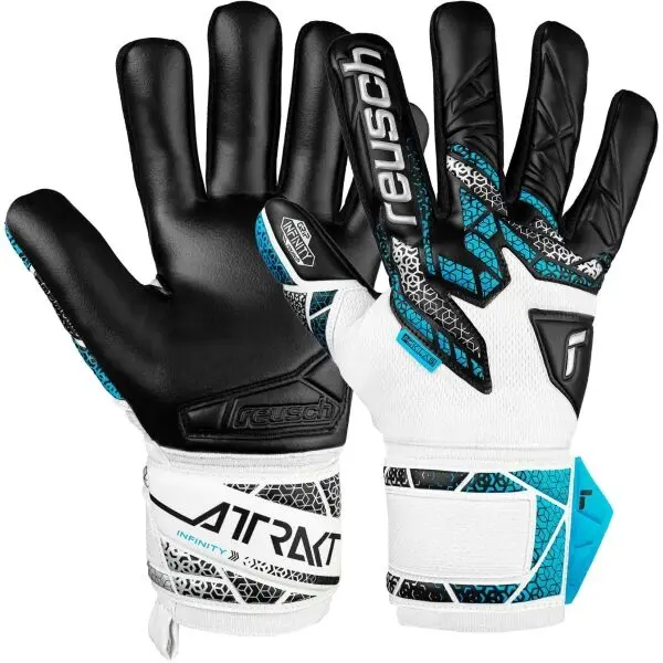 Reusch Reusch ATTRAKT INFINITY NC Мъжки вратарски ръкавици, бяло, размер