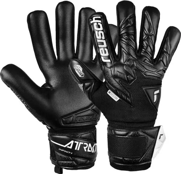 Reusch Reusch ATTRAKT INFINITY NC Мъжки вратарски ръкавици, черно, размер
