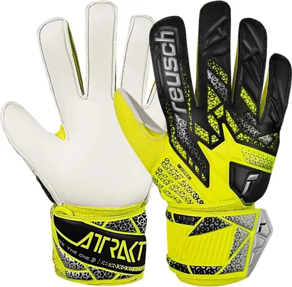 Reusch Reusch ATTRAKT SOLID JUNIOR Детски ръкавици за вратари, жълто, размер