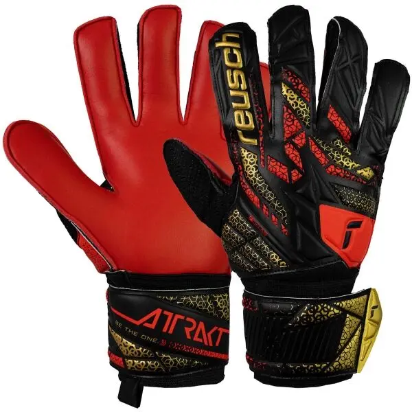 Reusch Reusch ATTRAKT SOLID Мъжки вратарски ръкавици, черно, размер