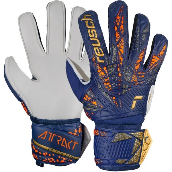 Reusch Reusch ATTRAKT SOLID Мъжки вратарски ръкавици, синьо, размер