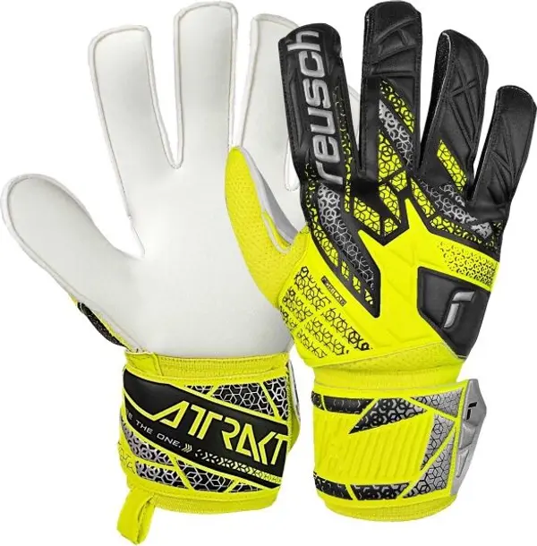 Reusch Reusch ATTRAKT SOLID Мъжки вратарски ръкавици, жълто, размер