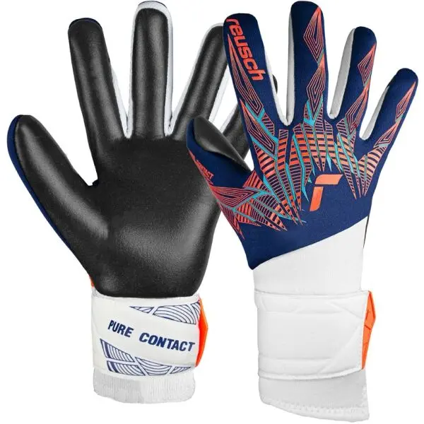 Reusch Reusch PURE CONTACT SILVER Мъжки вратарски ръкавици, синьо, размер
