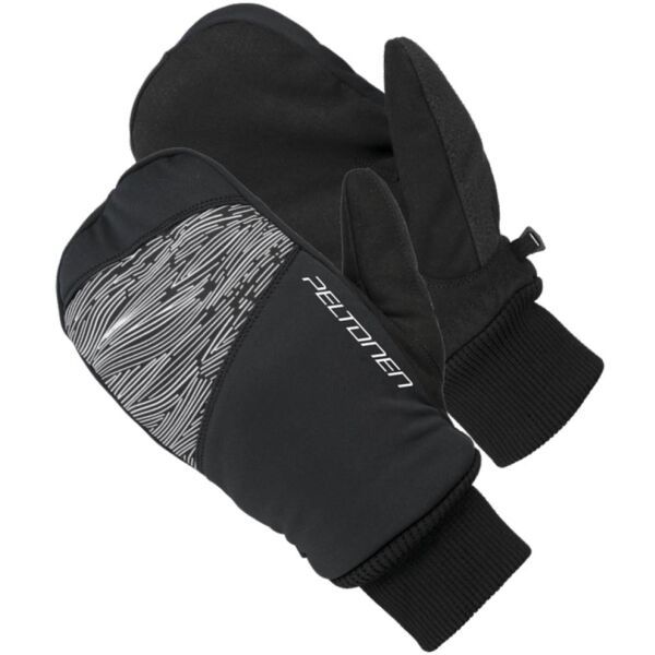 REX REX MITTEN JR Детски  ръкавици с оформен палец, черно, размер