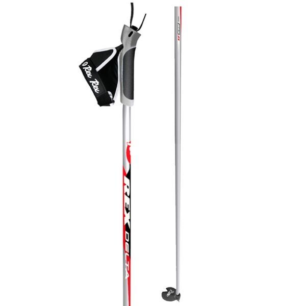 REX REX DELTA 130 cm Щеки за ски бягане, сиво, размер 135