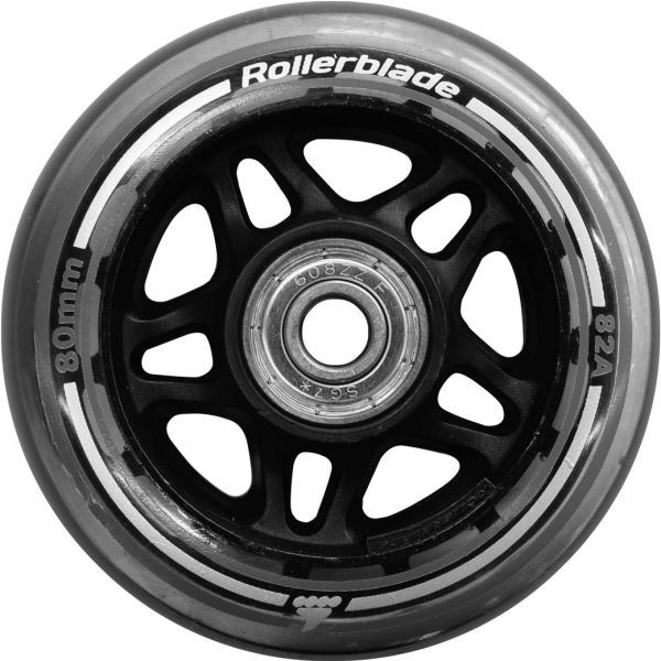 Rollerblade Rollerblade 80-82A+SG7+8MMSP Комплект резервни inline колелца, черно, размер os