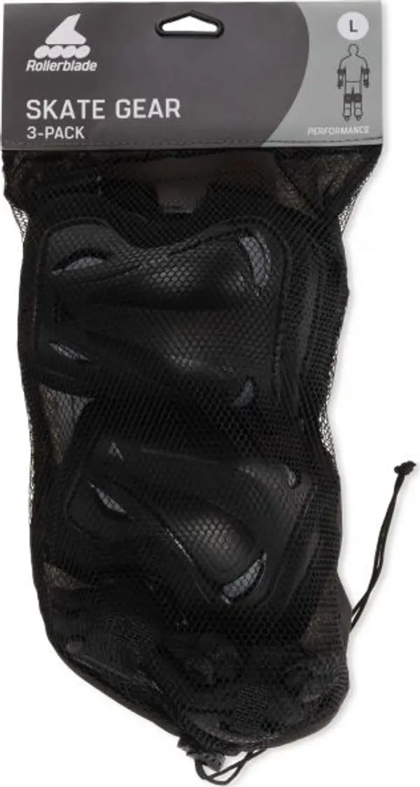 Rollerblade Rollerblade SKATE GEAR 3 PACK Комплект протектори за каране на ролери, черно, размер