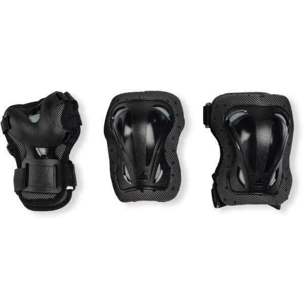 Rollerblade Rollerblade SKATE GEAR JUNIOR 3 PACK Комплект протектори за каране на ролери, черно, размер