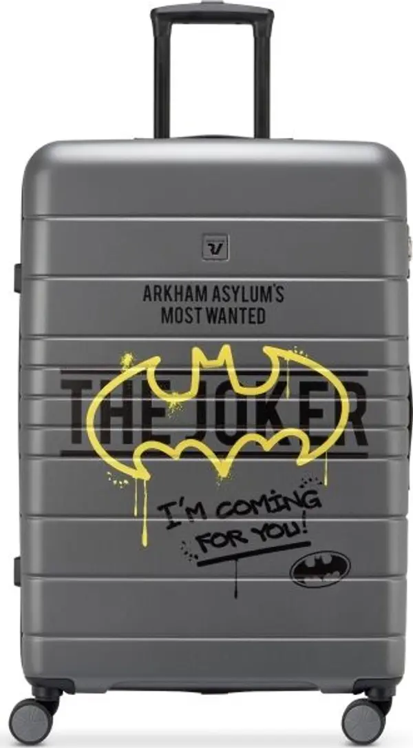 RONCATO RONCATO WARNER DC L Пътнически куфар, тъмносиво, размер