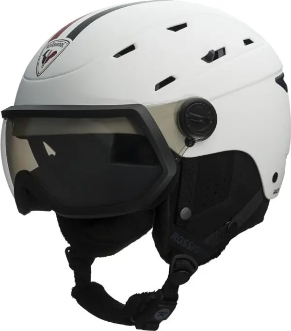 Rossignol Rossignol ALLSPEED VISOR IMPACTS PHOTOCHROMIC Скиорска каска, бяло, размер (54 - 56)
