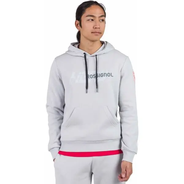 Rossignol Rossignol HERO HOODIE Мъжки суитшърт, сиво, размер XXL