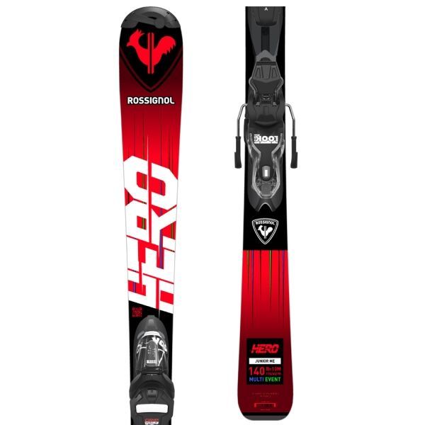 Rossignol Rossignol HERO JR + JR XPRESS 7 GW B83 Юношески ски за спускане, червено, размер