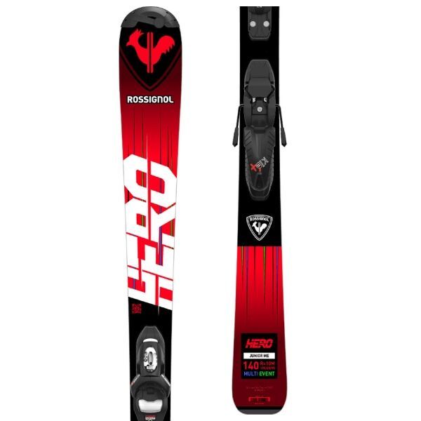 Rossignol Rossignol HERO JR KID-X + KID 4 GW B76 Юношески ски за спускане, червено, размер