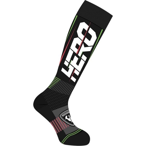 Rossignol Rossignol HERO SOCKS X3 Скиорски чорапи, черно, размер