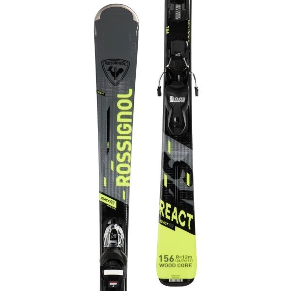 Rossignol Rossignol REACT RS + XPRESS 10 GW Ски за спускания, тъмносиво, размер