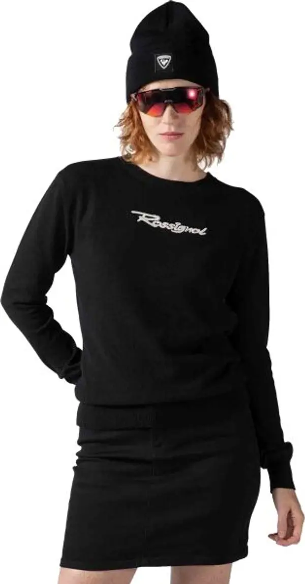 Rossignol Rossignol SIGNATURE ROSSIGNOL KNIT W Дамски пуловер, черно, размер