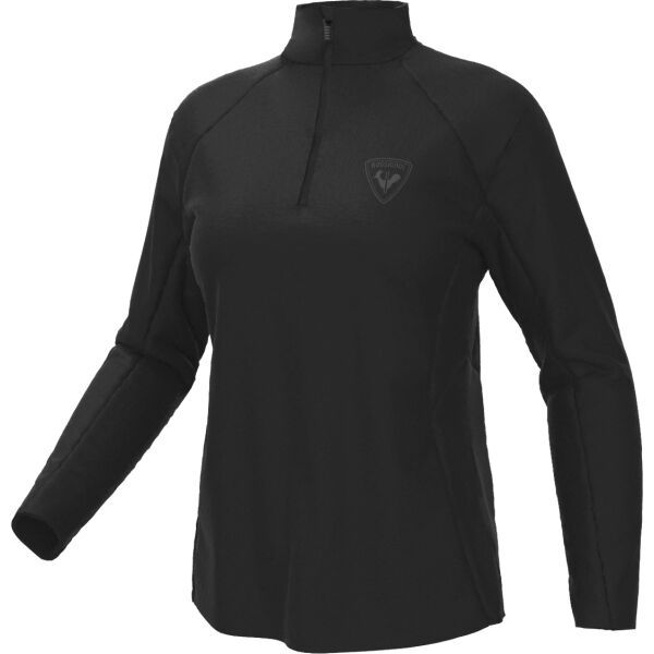 Rossignol Rossignol W CLASSIQUE 1/2 ZIP Дамски първи слой от облеклото, черно, размер