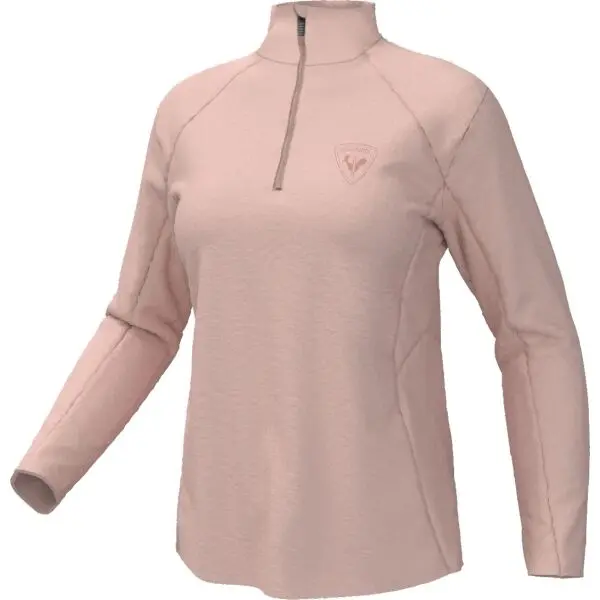 Rossignol Rossignol W CLASSIQUE 1/2 ZIP Дамски първи слой от облеклото, розово, размер