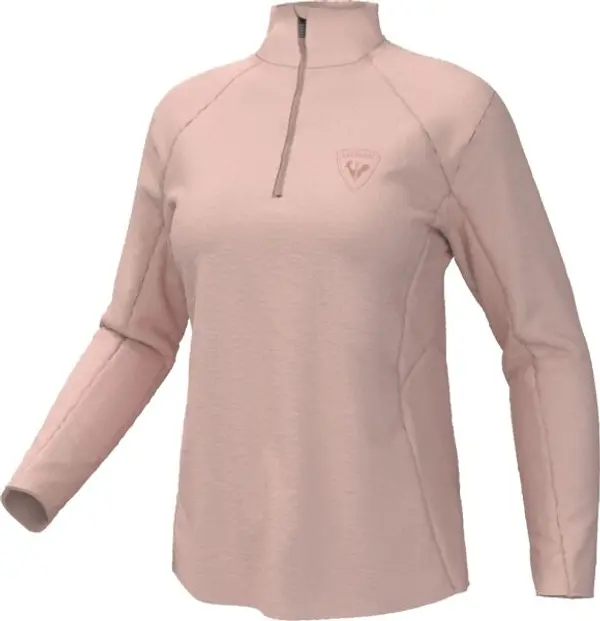Rossignol Rossignol W CLASSIQUE 1/2 ZIP Дамски първи слой от облеклото, розово, размер