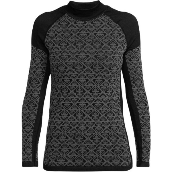 Roxy Roxy CHILL OUT SEAMLESS HEART Дамска тениска, тъмносиво, размер