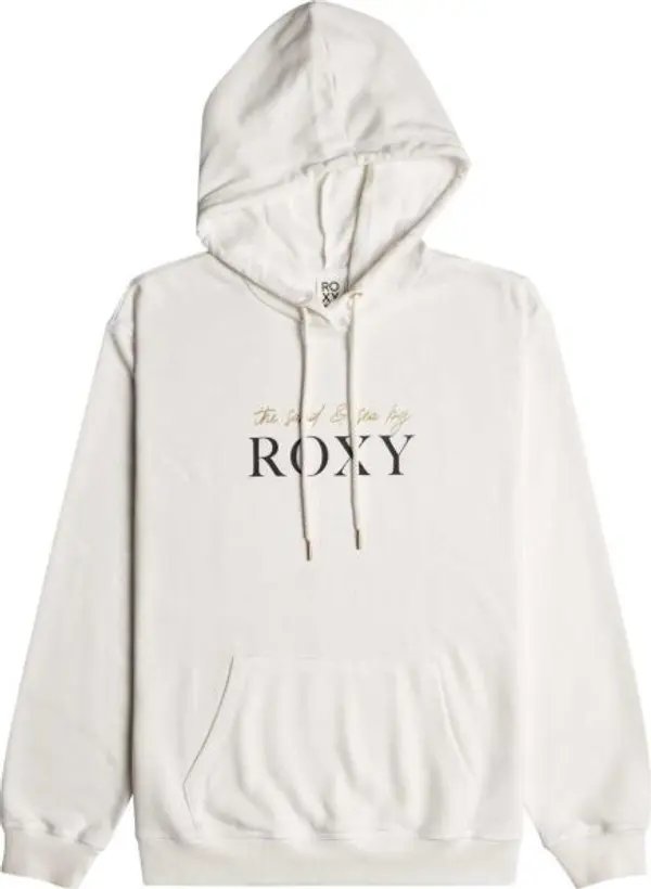 Roxy Roxy SURF STOKED HOODIE TERRY Дамски суитшърт, бяло, размер