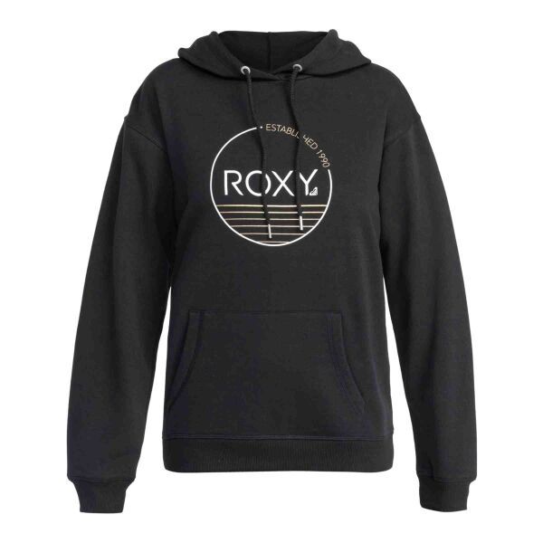 Roxy Roxy SURF STOKED HOODIE TERRY Дамски суитшърт, черно, размер
